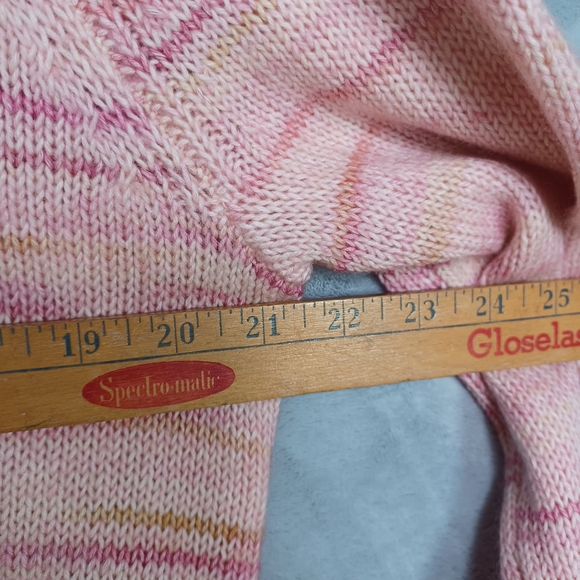 NWT J.Crew Women’s Pink Space Dye Knit Sweater M Crewneck Cozy Soft Pullover - Picture 12 of 13